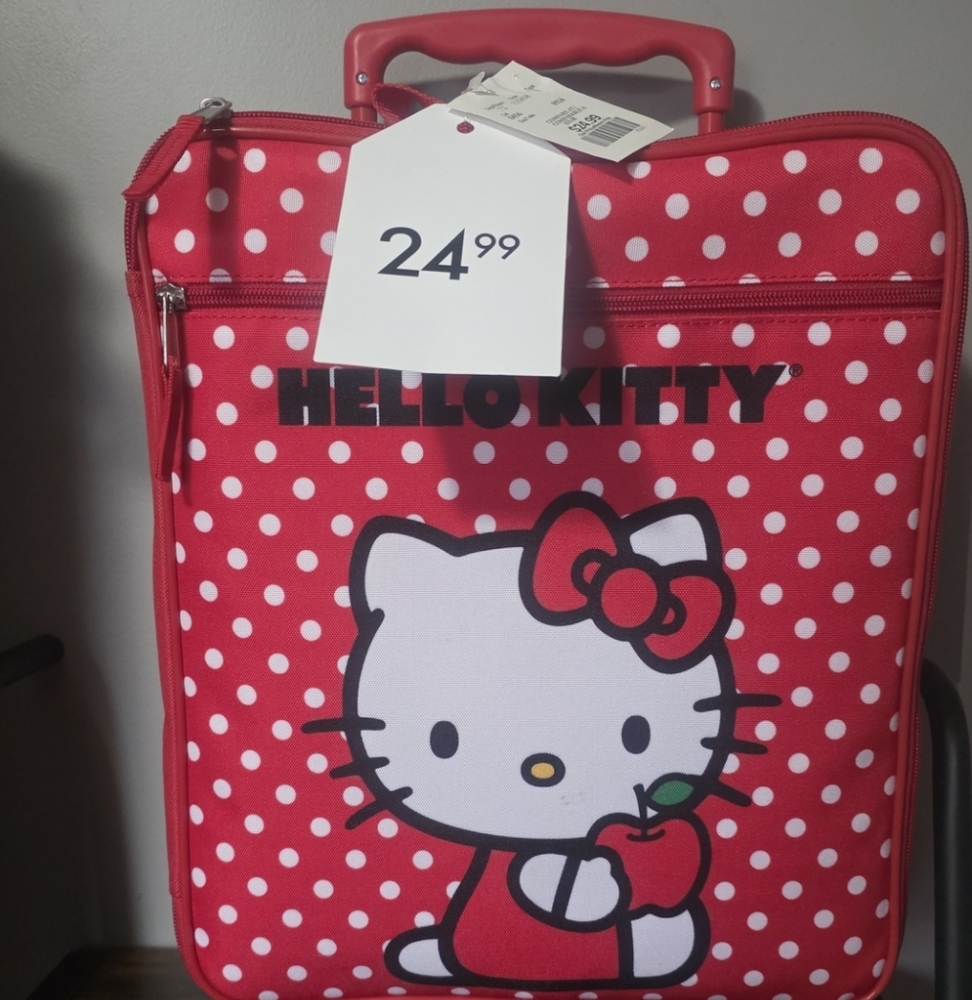 Hello Kitty Red Polka Dot Suitcase